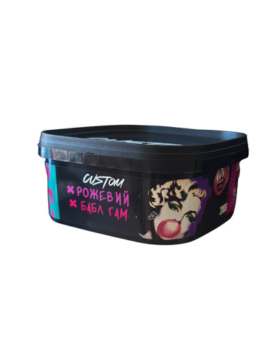 Тютюн Custom Рожевий Бабл Гам 200 г