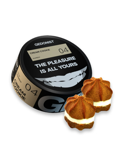 Тютюн Gedonist Cream Cookie 04 (Печиво з ірландським кремом) 100 г