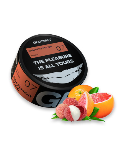 Тютюн Gedonist Grapefruit mood 07 (Грейпфрут з нотками лічі) 100 г
