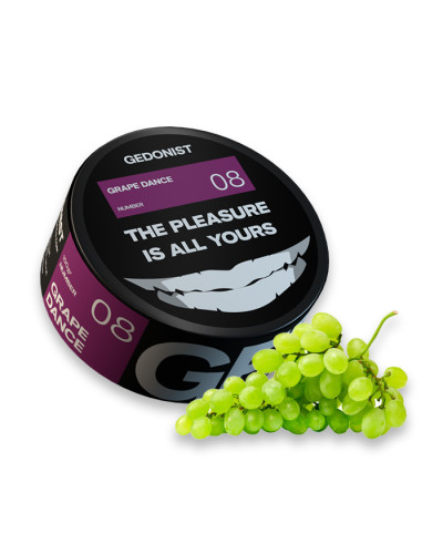 Тютюн Gedonist Grape Dance 08 (Солодкий виноград) 100 г