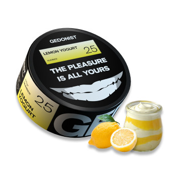 Тютюн Gedonist Lemon Yogurt 25 (Лимонний йогурт) 100 г - фото 1
