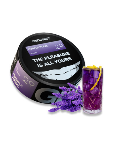 Тютюн Gedonist Purple tonic 29 (Лаванда, Тонік) 100 г
