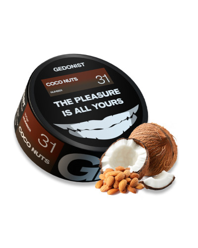 Тютюн Gedonist Coco Nuts 31 (Кокос, Горіх) 100 г