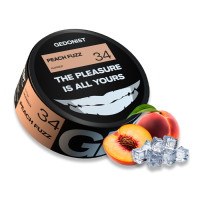 Тютюн Gedonist Peach Fuzz 34 (Персик, Лід) 100 г