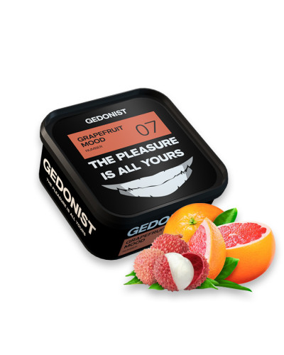 Тютюн Gedonist Grapefruit mood 07 (Грейпфрут з нотками лічі) 200 г
