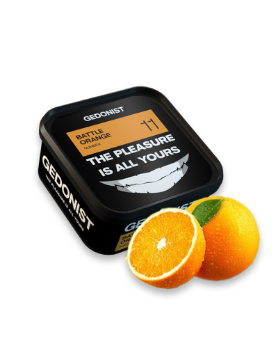 Тютюн Gedonist Battle Orange 11 (Кисло солодкий апельсин) 200 г