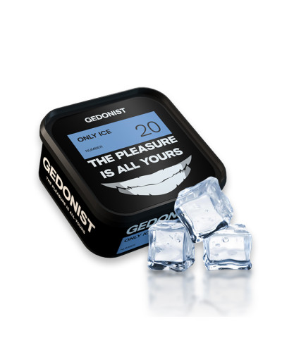 Тютюн Gedonist Only ice 20 (Льодяна прохолода) 200 г