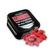 Тютюн Gedonist Barby Gum 21 (Малина, Полуниця, Жуйка) 200 г