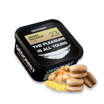 Тютюн Gedonist Ginger Macaron 23 (Печиво, Імбир) 200 г - фото 9