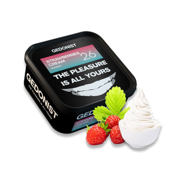 Тютюн Gedonist Strawberries cream 26 (Суниця, Вершки) 200 г - фото 7