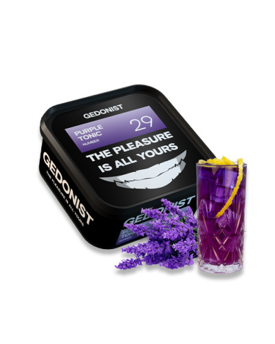 Тютюн Gedonist Purple tonic 29 (Лаванда, Тонік) 200 г