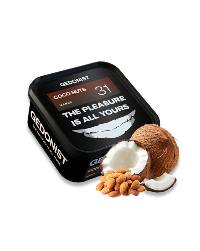 Тютюн Gedonist Coco Nuts 31 (Кокос, Горіх) 200 г