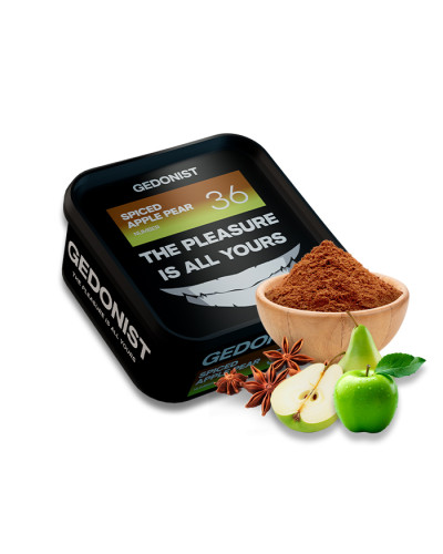 Тютюн Gedonist Spiced Apple Pear 36 (Груша, Яблуко, Кориця) 200 г