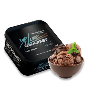 Табак Gedonist UPLine Choco Mint № 001 (Мороженое, Шоколад, Мята) 200 г