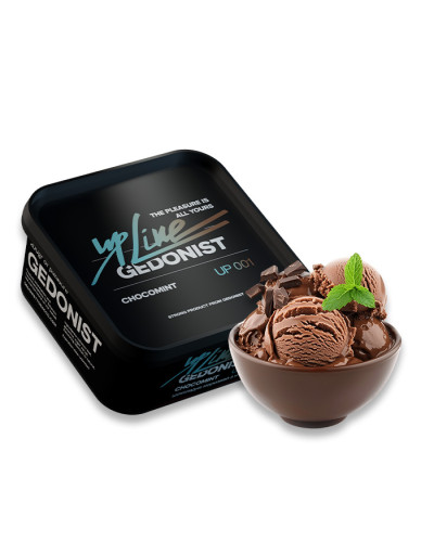 Тютюн Gedonist UPLine Choco Mint № 001 (Морозиво, Шоколад, М’ята) 200 г
