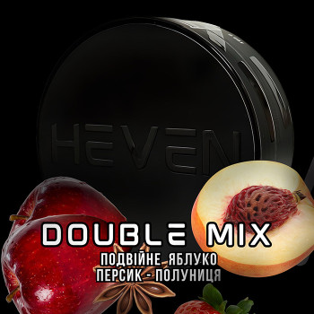 Тютюн Heven Double Mix (Подвійне яблуко, Персик, Полуниця) 100 г - фото 3