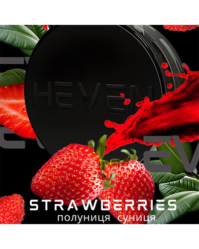 Тютюн Heven Strawberries (Полуниця, Суниця) 100 г