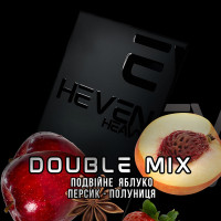 Тютюн Heven Double Mix (Подвійне яблуко, Персик, Полуниця) 50 г