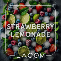 Тютюн Lagom Main Strawberry lemonade (Полуничний лимонад) 250 г