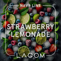 Тютюн Lagom Navy Strawberry lemonade (Полуничний лимонад) 40 г