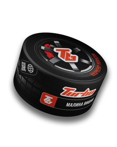 Тютюн Turbo Raspberry Huracan (Малина, Вишня) 100 г
