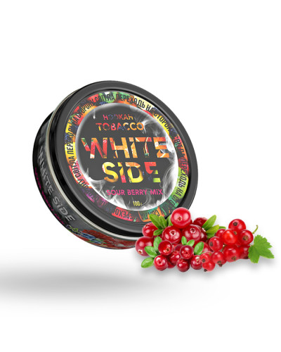 Тютюн White Side Sour Berry Mix (Брусниця, Журавлина, Червона смородина) 100 г