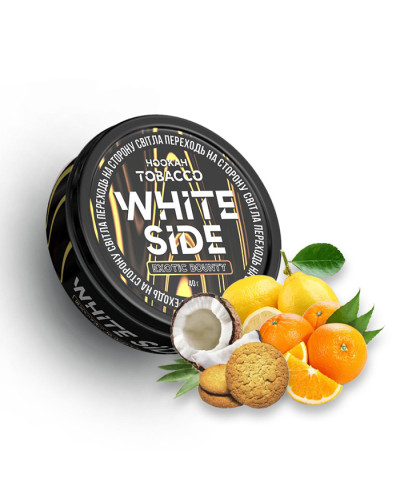 Тютюн White Side Shot Exotic Bounty (Апельсин, Кокос, Лимон, Печиво) 40 г