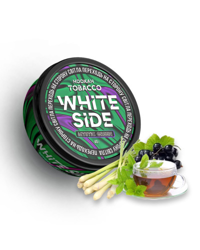 Тютюн White Side Shot Mystic Green (Лемонграс, Чай, Чорна смородина, М\'ята) 40 г