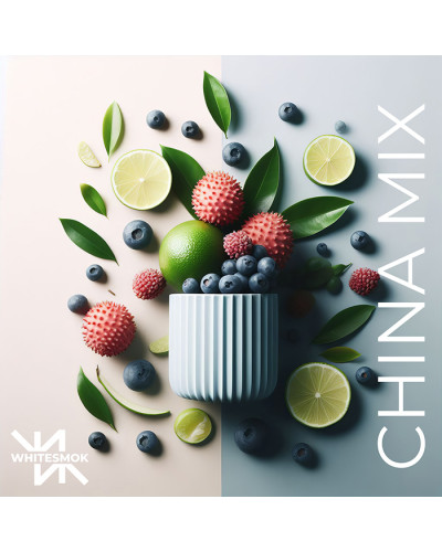 Тютюн WhiteSmok China Mix (Лайм, Лічі, Лохина) 50 г