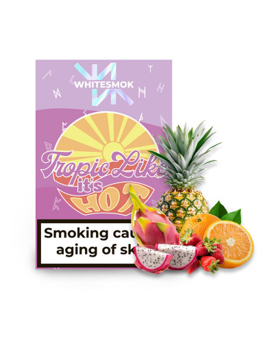 Тютюн WhiteSmok Tropic Like (Ананас, Апельсин, Полуниця, Пітая) 50 г