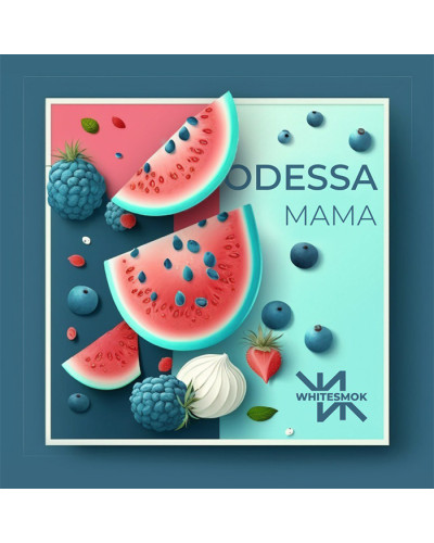 Тютюн WhiteSmok Odessa Mama (Кавун, Ягоди, Ментол) 50 г
