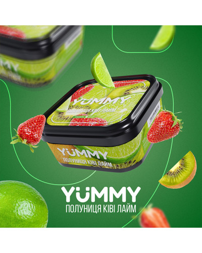 Тютюн Yummy Ківі, Полуниця та Лайм 250 г