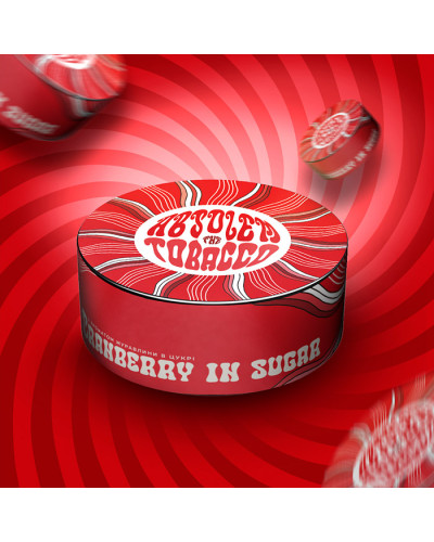 Тютюн Absolem Cranberry in sugar (Журавлина в цукровій пудрі) 100 г