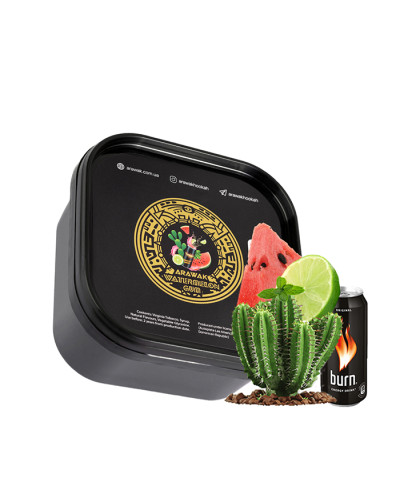 Тютюн Arawak Light Watermelon Gum (Кавун, Берн, Кактус, Лайм) 200 г