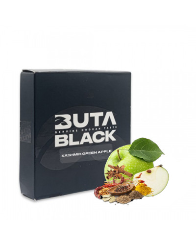 Тютюн Buta Black Line Kashmir Green Apple (Прянощі, Яблуко) 100 г