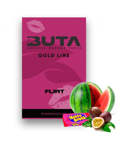 Тютюн Buta Gold Line Flirt (Кавун, Маракуя, Солодка Жуйка) 50 г