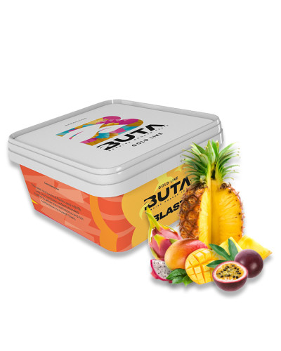 Тютюн Buta Gold Line Blast (Ананас, Манго, Маракуя, Пітая) 250 г