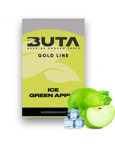 Тютюн Buta Gold Line Ice Green Apple (Зелене Яблуко Лід) 50 г