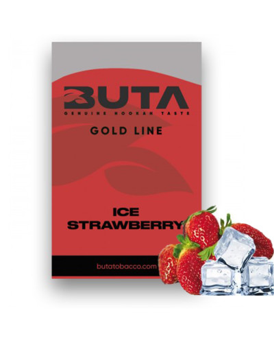 Тютюн Buta Gold Line Ice Strawberry (Полуниця Лід) 50 г