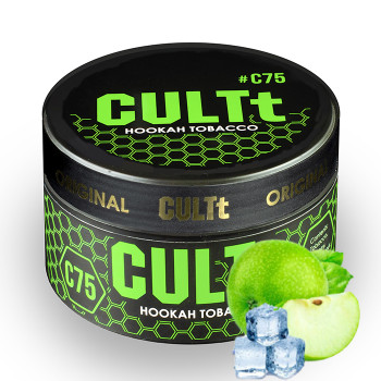 Тютюн CULTt C75 Green Apple Ice (Зелене яблуко, Лід) 100 г - фото 17