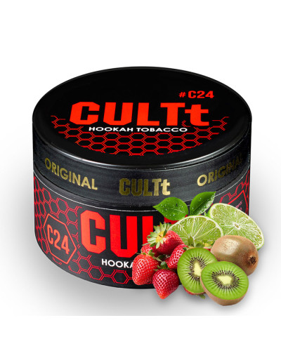 Тютюн CULTt C24 Strawberry Kiwi Lime (Полуниця, Ківі, Лайм) 100 г