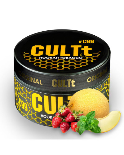 Тютюн CULTt C99 Melon Strawberry Mint (Диня, Полуниця, Мʼята) 100 г