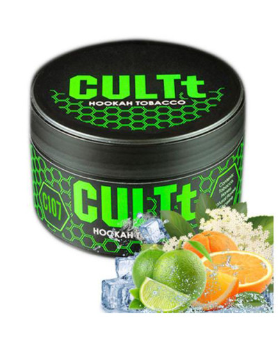 Тютюн CULTt C107 Elderberry Lime Orange Ice (Бузина, Лайм, Лід, Апельсин) 100 г