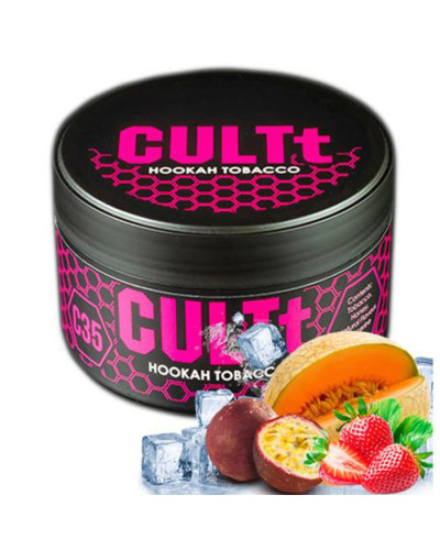 Тютюн CULTt C35 Strawberries Passion Fruit Melon Ice (Полуниця, Маракуя, Лід, Диня) 100 г