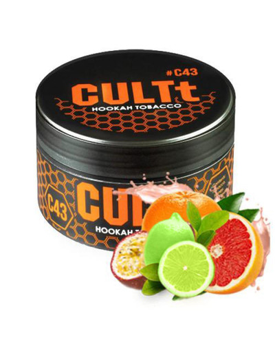 Тютюн CULTt C43 Passion Fruit Lime Grapefruit (Маракуя, Лайм, Грейпфрут) 100 г