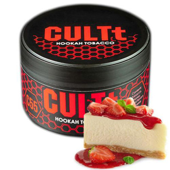 Тютюн CULTt C55 Strawberry Cheesecake (Полуничний чізкейк) 100 г - фото 23