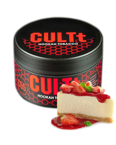 Тютюн CULTt C55 Strawberry Cheesecake (Полуничний чізкейк) 100 г