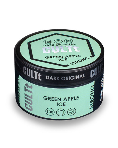 Тютюн CULTt DS100 Green Apple Ice (Зелене яблуко, Лід) 100 г