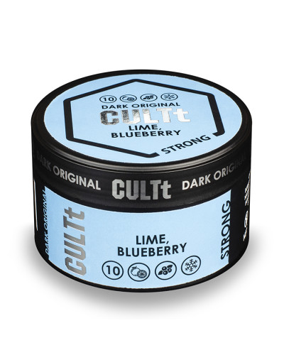 Тютюн CULTt DS10 Lime Blueberry (Лайм, Чорниця, Лід) 100 г