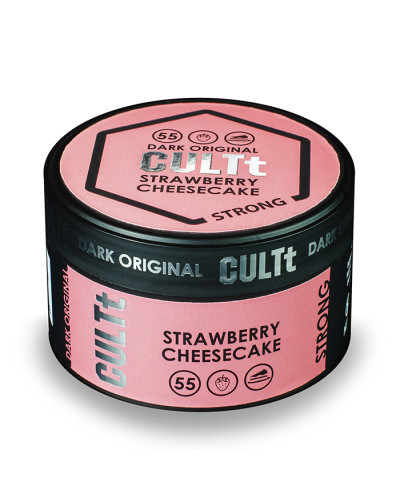 Тютюн CULTt DS55 Strawberry Cheesecake (Полуничний чізкейк) 100 г